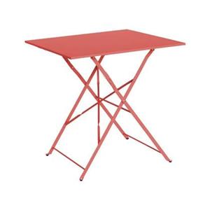 Sweeek  Inklapbare metalen bistrotafel 70 x 70cm, voor 2 personen
