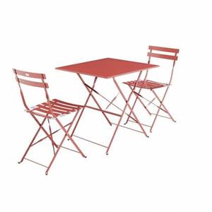 Sweeek  Vierkante bistroset 2 stoelen
