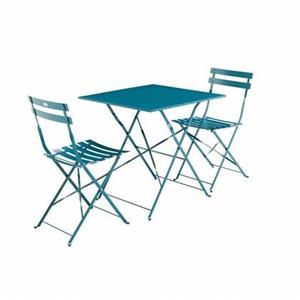 Sweeek  Vierkante bistroset 2 stoelen