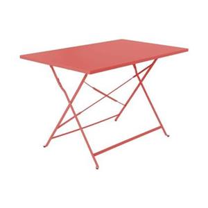 Sweeek  Inklapbare metalen bistrotafel 110 x 70cm, voor 4 personen