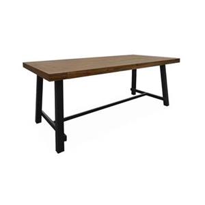 Sweeek  Tafel van hout en metaal, 190cm, 6-8 zitplaatsen