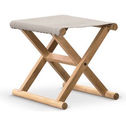 Chill dept Folding stool Frame teak wood Fabric Sunproof II - 