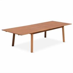 Sweeek  Uitschuifbare tuintafel eucalyptus hout