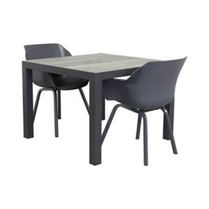 Van der Garde Tuinmeubelen VDG Sophie Element antraciet|Kings 100 cm. tuinset - 3-delig