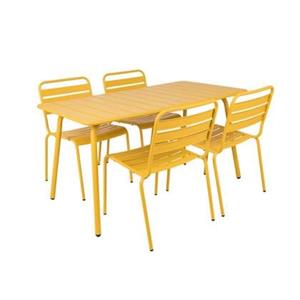 MaximaVida Metalen tuinset Max okergeel 150 cm