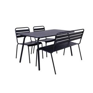 MaximaVida Metalen tuinset Max zwart 150 cm