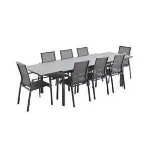 Sweeek  Uitschuifbare aluminium tuinset