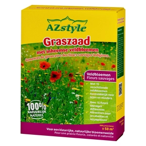 Ecostyle AZstyle Graszaad met inheemse veldbloemen 500g
