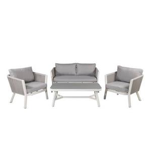 Fjôrd  Tuinset Wit Lounge - Aluminium - Virya