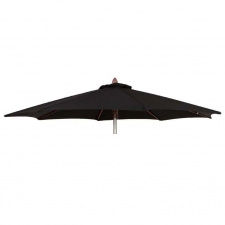 Borek parasols Stokparasoldoek Borek 150x200cm rechthoek zwart (olefin)