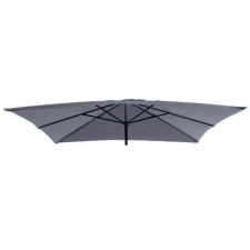 Madison parasols Stokparasoldoek Madison Rhodos 280x280cm vierkant (grey)