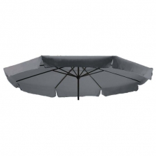Madison parasols Stokparasoldoek Madison Rhodos 350cm rond (grey)
