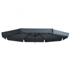 Madison parasols Stokparasoldoek Madison Syros 350cm rond (grey)