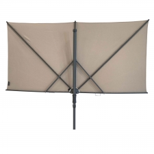 Madison parasols Vrijhangende zweefparasol Sun Square 250x125 (Ecru)