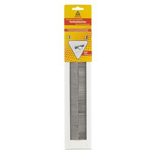 Deltafix Brievenbusborstel - wit - kunststof - x 8,3 cm - tochtafsluiter - energiebesparend -