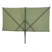 Madison parasols Vrijhangende zweefparasol Sun Square 250x125 (Sage green)