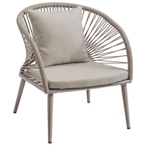 Vega Stoel Alcamo; 66x73x82 cm (BxDxH); beige