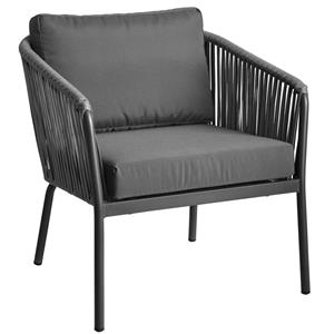 Vega Stoel Esperia; 80x75x79 cm (BxDxH); antraciet