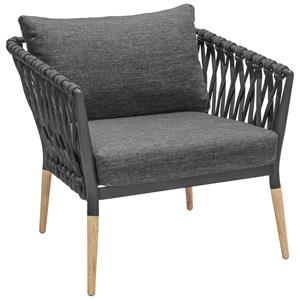 Vega Fauteuil Asola; 81x80x76 cm (BxDxH); antraciet