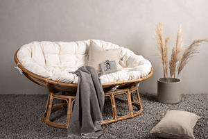 Nohr Outdoor Loveseat Larhonda Rotan - Off White