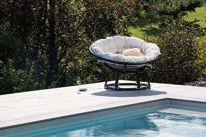 Nohr Loungestoel Nickos Rattan - Zwart
