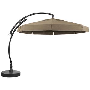 Sungarden Zweefparasol Met Voet Easy Sun Klassiek Taupe Ø350cm