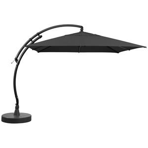 Sungarden Zweefparasol Met Voet Easy Sun Vierkant Carbon 300x300cm