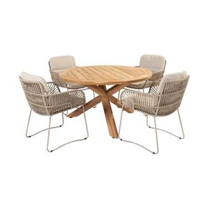 4 Seasons Outdoor 4 Seasons Murcia|Prado ronde tuinset - Ø130 cm.