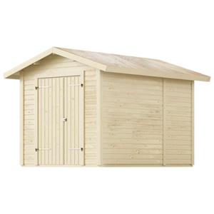 Plus Danmark Tuinhuis dubbele deur 7,5 m2 onbehandeld 328 x 229 x 250 cm