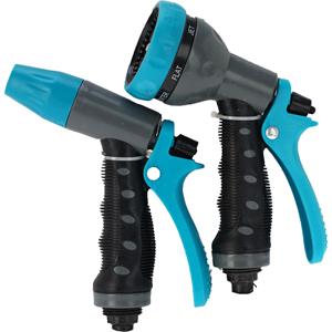 Pro Garden Sproeikop tuinslang set - 2-delig - spuitpistool en broeskop - 7 standen -