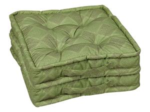 Go-de textil Tuinkussen (Set van 2 bokskussens, Groen)
