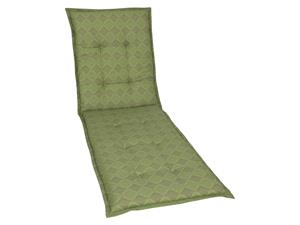Go-de textil Tuinkussen (Stoelkussen voor een ligbed, Groen)