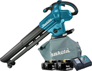 Makita DUB187Z 18v 5,0 Ah Accu (2x) Starterspakket