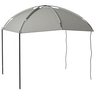 Outsunny auto zonnescherm, multifunctioneel, eenvoudig op te zetten, UV-bescherming, inclusief transporttas, 290 x 278 x 260 cm, lichtgrijs | Aosom.nl