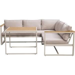 Leen Bakker Loungehoekset Sevilla - zand - 65x138x79 cm