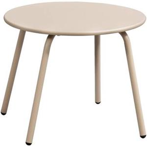 Leen Bakker Bijzettafel Montreal - zand/metaal - 40xØ50 cm