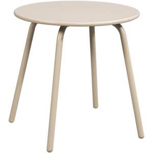 Leen Bakker Bijzettafel Montreal - zand/metaal - 45xØ45 cm