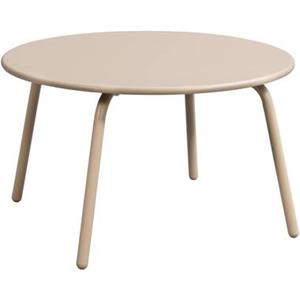 Leen Bakker Bijzettafel Montreal - zand/metaal - 36xØ60 cm