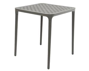 Merkloos Tafel Porto Kunststof 65x65x70cm Antraciet