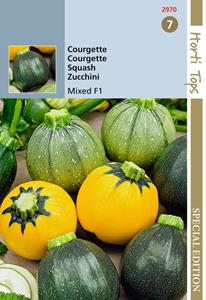 Hortitops HTS Courgette Ronde F1 soorten, gemengde kleuren - 