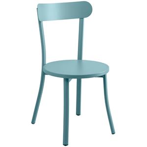 Vega Stoel Pavonia; 46x49x83 cm (BxDxH); blauw; 4 stuk / verpakking