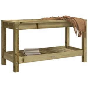 vidaXL Tuinbank 82,5x35x45 cm geïmpregneerd grenenhout
