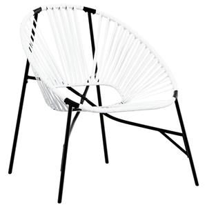 vidaXL Tuinstoelenset 3-delig poly rattan zwart en wit