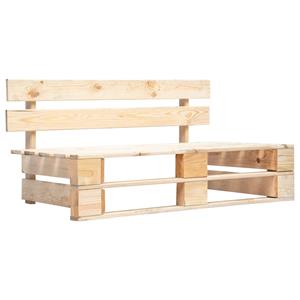 vidaXL 4-delige Loungeset pallet met kussens geïmpregneerd grenenhout