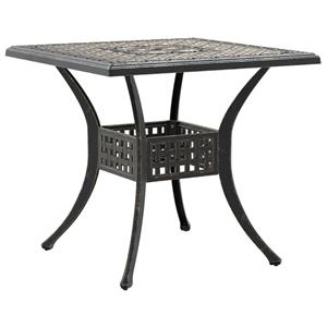 vidaXL 3-delige Bistroset gietaluminium bronskleurig