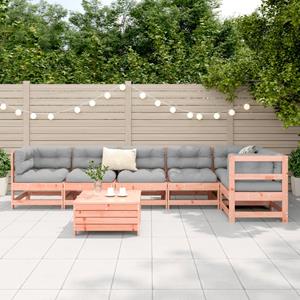 vidaXL 7-delige Loungeset massief douglas vurenhout