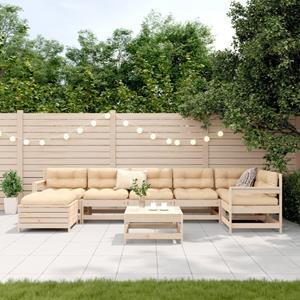 vidaXL 8-delige Loungeset massief grenenhout