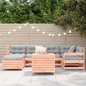 vidaXL 7-delige Loungeset massief douglas vurenhout