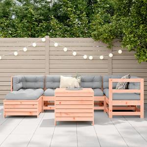 vidaXL 7-delige Loungeset massief douglas vurenhout