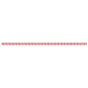 vidaXL Vervangingsdoek voor luifelrok gestreept 6 m rood en wit